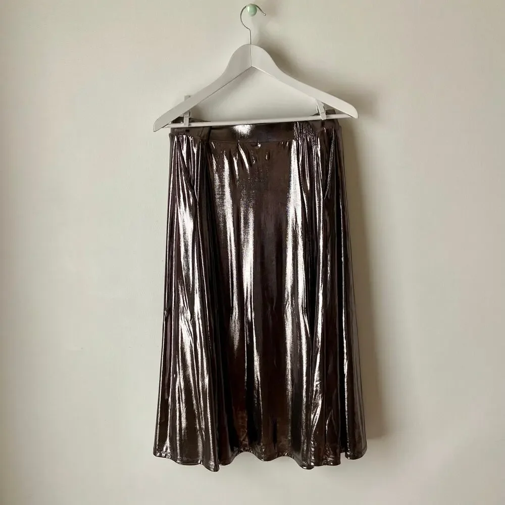 Torrid Metallic Skirt Size 3 (NWT)